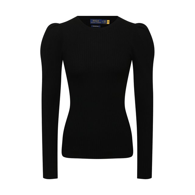 Шерстяной пуловер Polo Ralph Lauren 211847014, цвет чёрный, размер 48