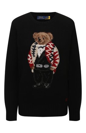 Женский пуловер из шерсти и кашемира POLO RALPH LAUREN черного цвета по цене 42700 руб., арт. 211847028 | Фото 1 Женский пуловер из шерсти и кашемира POLO RALPH LAUREN черного цвета, арт. 211847028 | Фото 1 (Материал внешний: Шерсть; Длина (для топов): Стандартные; Рукава: Длинные; Стили: Кэжуэл; Женское Кросс-КТ: Пуловер-одежда)