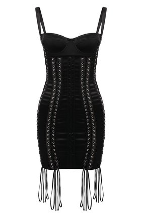 Женское платье DOLCE & GABBANA черного цвета по цене 309500 руб., арт. F6Z3UT/FURAD | Фото 1 Женское платье DOLCE & GABBANA черного цвета, арт. F6Z3UT/FURAD | Фото 1 (Длина Ж (юбки, платья, шорты): Мини; Материал подклада: Синтетический материал; Материал внешний: Синтетический материал; Стили: Гламурный; Случай: Вечерний; Женское Кросс-КТ: платье-футляр, Платье-одежда)