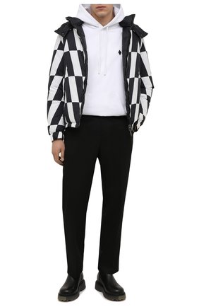 Мужские кожаные сапоги OFF-WHITE черного цвета по цене 67450 руб., арт. 0MID004F21LEA0011056 | Фото 2 Мужские кожаные сапоги OFF-WHITE черного цвета, арт. 0MID004F21LEA0011056 | Фото 2 (Подошва: Массивная; Материал внутренний: Натуральная кожа; Каблук высота: Высокий; Мужское Кросс-КТ: Сапоги-обувь)