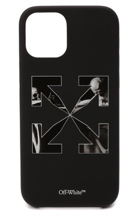 Чехол для iphone 12/12 pro OFF-WHITE черного цвета по цене 6810 руб., арт. 0MPA026F21PLA003 | Фото 1 Чехол для iphone 12/12 pro OFF-WHITE черного цвета, арт. 0MPA026F21PLA003 | Фото 1