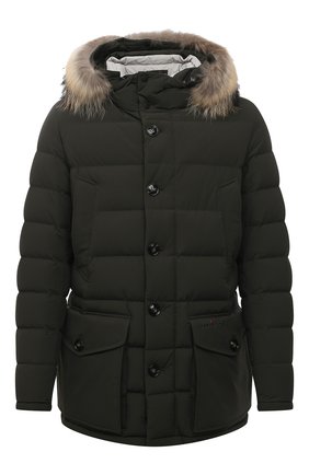 Мужская пуховик с меховой отделкой KITON хаки цвета по цене 463000 руб., арт. UW1035MV0392A | Фото 1 Мужская пуховик с меховой отделкой KITON хаки цвета, арт. UW1035MV0392A | Фото 1 (Материал подклада: Синтетический материал; Материал внешний: Синтетический материал; Материал утеплителя: Пух и перо; Кросс-КТ: Куртка; Рукава: Длинные; Длина (верхняя одежда): До середины бедра; Мужское Кросс-КТ: пуховик-короткий; Стили: Кэжуэл, Милитари; Региональные ограничения белый список (Axapta Mercury): RU)