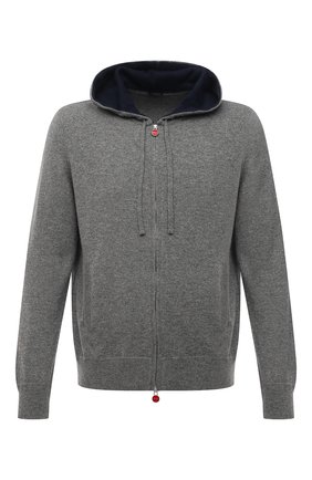 Мужской кашемировый кардиган KITON серого цвета по цене 299500 руб., арт. UK1192 | Фото 1 Мужской кашемировый кардиган KITON серого цвета, арт. UK1192 | Фото 1 (Материал внешний: Шерсть, Кашемир; Мужское Кросс-КТ: Кардиган-одежда; Стили: Кэжуэл; Рукава: Длинные; Длина (для топов): Стандартные)