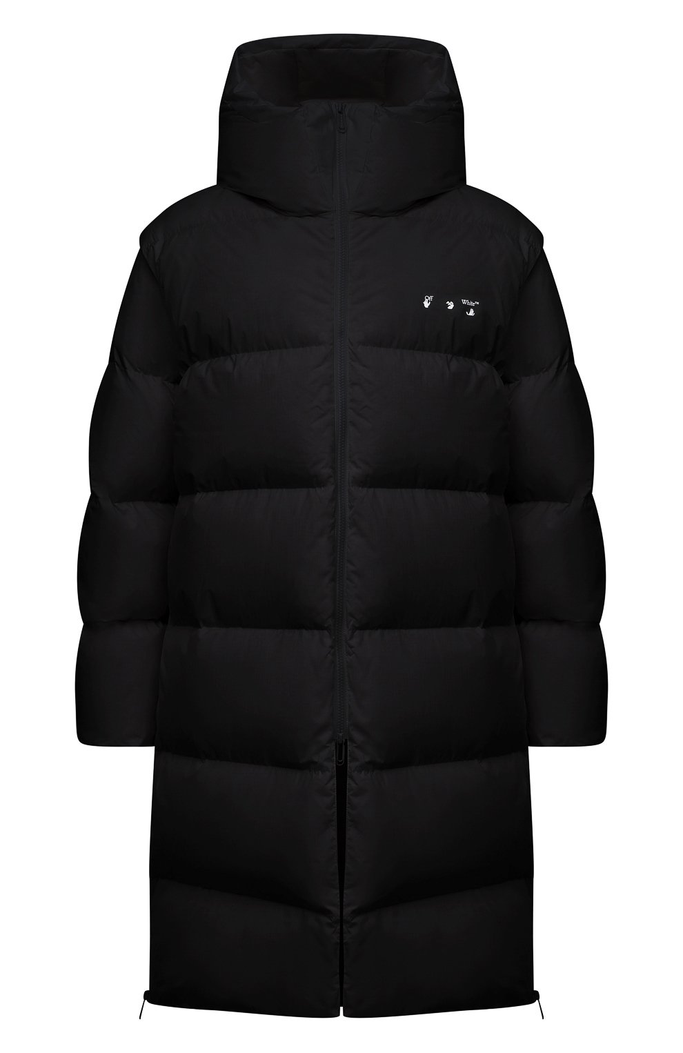 Мужская черная пуховик OFF-WHITE купить в интернет-магазине ЦУМ, арт ...