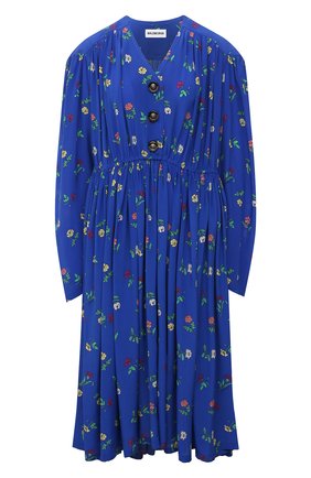 Женское шелковое платье BALENCIAGA синего цвета по цене 220500 руб., арт. 675385/TLLA6 | Фото 1 Женское шелковое платье BALENCIAGA синего цвета, арт. 675385/TLLA6 | Фото 1 (Материал внешний: Шелк; Длина Ж (юбки, платья, шорты): Миди; Рукава: Длинные; Стили: Гламурный; Случай: Повседневный; Женское Кросс-КТ: Платье-одежда)