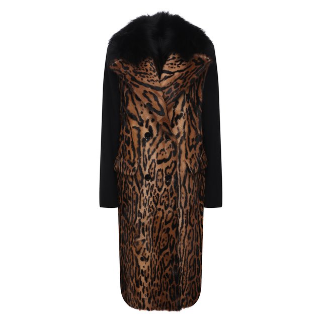 Комбинированное пальто Dolce & Gabbana