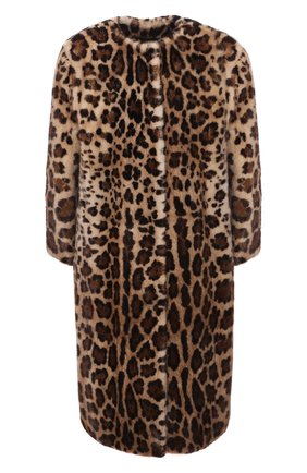 Женская шуба из меха норки DOLCE & GABBANA леопардового цвета по цене 1860000 руб., арт. F0AU3F/FUPYN | Фото 1 Женская шуба из меха норки DOLCE & GABBANA леопардового цвета, арт. F0AU3F/FUPYN | Фото 1 (Длина (верхняя одежда): До колена; Рукава: 3/4; Материал подклада: Синтетический материал; Женское Кросс-КТ: Мех; Стили: Гламурный; Материал внешний: Натуральный мех)