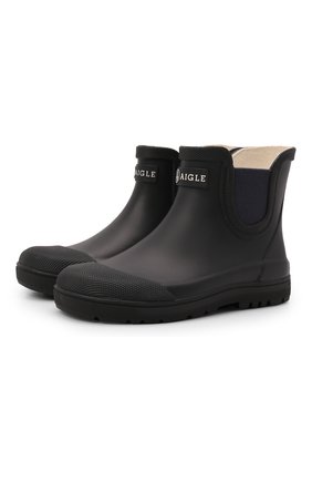 Детские резиновые ботинки AIGLE синего цвета по цене 3995 руб., арт. S01713/CHELSEA 2 | Фото 1 Детские резиновые ботинки AIGLE синего цвета, арт. S01713/CHELSEA 2 | Фото 1 (Материал внешний: Резина; Материал внутренний: Текстиль)