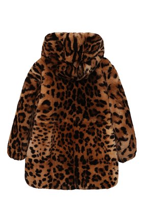 Детская шуба из меха кролика DOLCE & GABBANA коричневого цвета по цене 673500 руб., арт. L5SC03/G7BNH | Фото 2 Детская шуба из меха кролика DOLCE & GABBANA коричневого цвета, арт. L5SC03/G7BNH | Фото 2 (Рукава: Длинные; Материал внешний: Натуральный мех; Материал подклада: Шелк; Кросс-КТ: Сезон: зима; Одежда девочки: Одежда девочки)