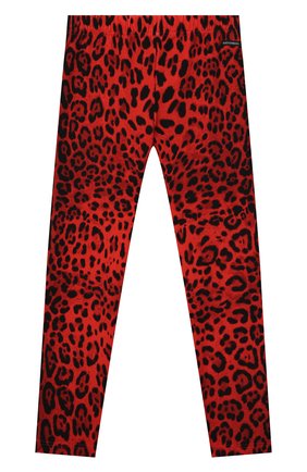 Детские хлопковые леггинсы DOLCE & GABBANA красного цвета по цене 15750 руб., арт. L5JP5B/FSGYV/8-14 | Фото 1 Детские хлопковые леггинсы DOLCE & GABBANA красного цвета, арт. L5JP5B/FSGYV/8-14 | Фото 1 (Материал внешний: Хлопок; Девочки Кросс-КТ: Брюки-одежда)