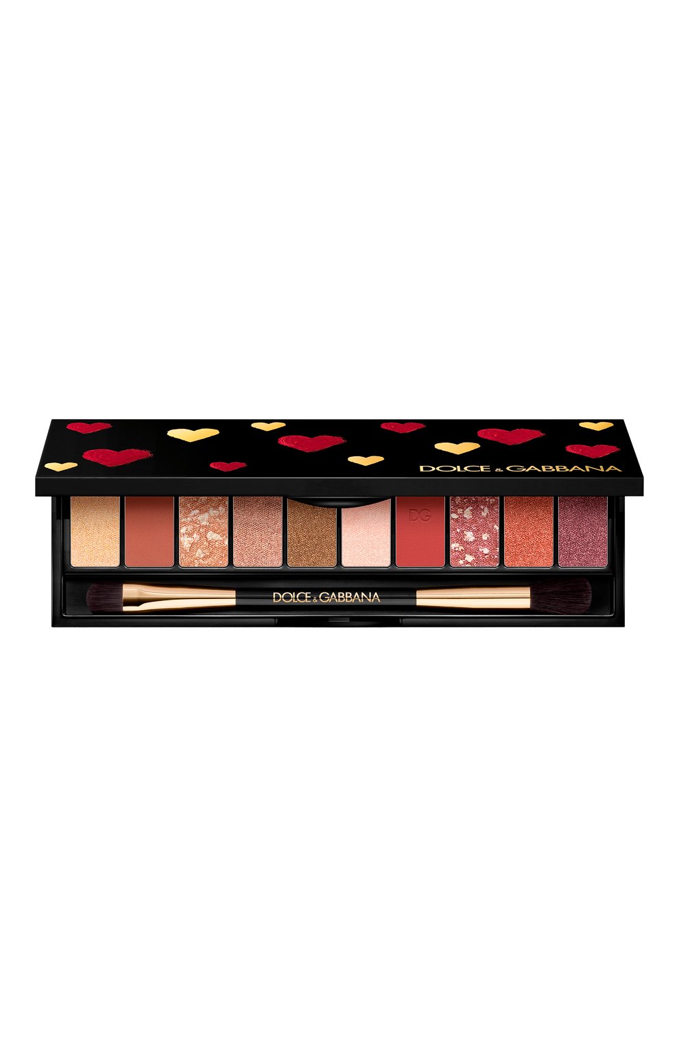 Палетка теней для век dg heart palette DOLCE & GABBANA бесцветного цвета, арт. 3141050DG | Фото 1 (Косметика: Косметика)