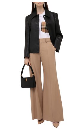 Женская хлопковая футболка BURBERRY белого цвета по цене 37200 руб., арт. 8043386 | Фото 2 Женская хлопковая футболка BURBERRY белого цвета, арт. 8043386 | Фото 2 (Рукава: Короткие; Материал внешний: Хлопок; Длина (для топов): Стандартные; Женское Кросс-КТ: Футболка-одежда; Принт: С принтом; Стили: Кэжуэл)