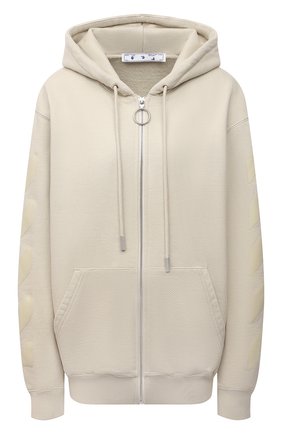 Женский хлопковый кардиган OFF-WHITE кремвого цвета по цене 51600 руб., арт. 0WBE005F21JER001 | Фото 1 Женский хлопковый кардиган OFF-WHITE кремвого цвета, арт. 0WBE005F21JER001 | Фото 1 (Рукава: Длинные; Материал внешний: Хлопок; Длина (для топов): Стандартные; Женское Кросс-КТ: Кардиган-одежда; Стили: Спорт-шик)
