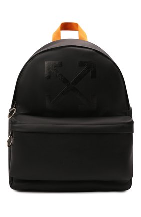 Мужской кожаный рюкзак OFF-WHITE черного цвета по цене 112500 руб., арт. 0MNB059F21LEA001 | Фото 1 Мужской кожаный рюкзак OFF-WHITE черного цвета, арт. 0MNB059F21LEA001 | Фото 1 (Материал: Натуральная кожа; Размер: large)