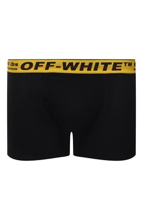 Мужские хлопковые боксеры OFF-WHITE черного цвета по цене 4935 руб., арт. 0MUA003F21FAB002 | Фото 1 Мужские хлопковые боксеры OFF-WHITE черного цвета, арт. 0MUA003F21FAB002 | Фото 1 (Материал внешний: Хлопок; Кросс-КТ: бельё; Мужское Кросс-КТ: Трусы)