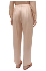 Женские шелковые брюки AUBADE кремвого цвета, арт. QS60 | Фото 4 (Материал внешний: Шелк; Женское Кросс-КТ: Брюки-белье)
