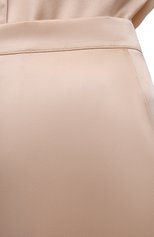 Женские шелковые брюки AUBADE кремвого цвета, арт. QS60 | Фото 5 (Материал внешний: Шелк; Женское Кросс-КТ: Брюки-белье)
