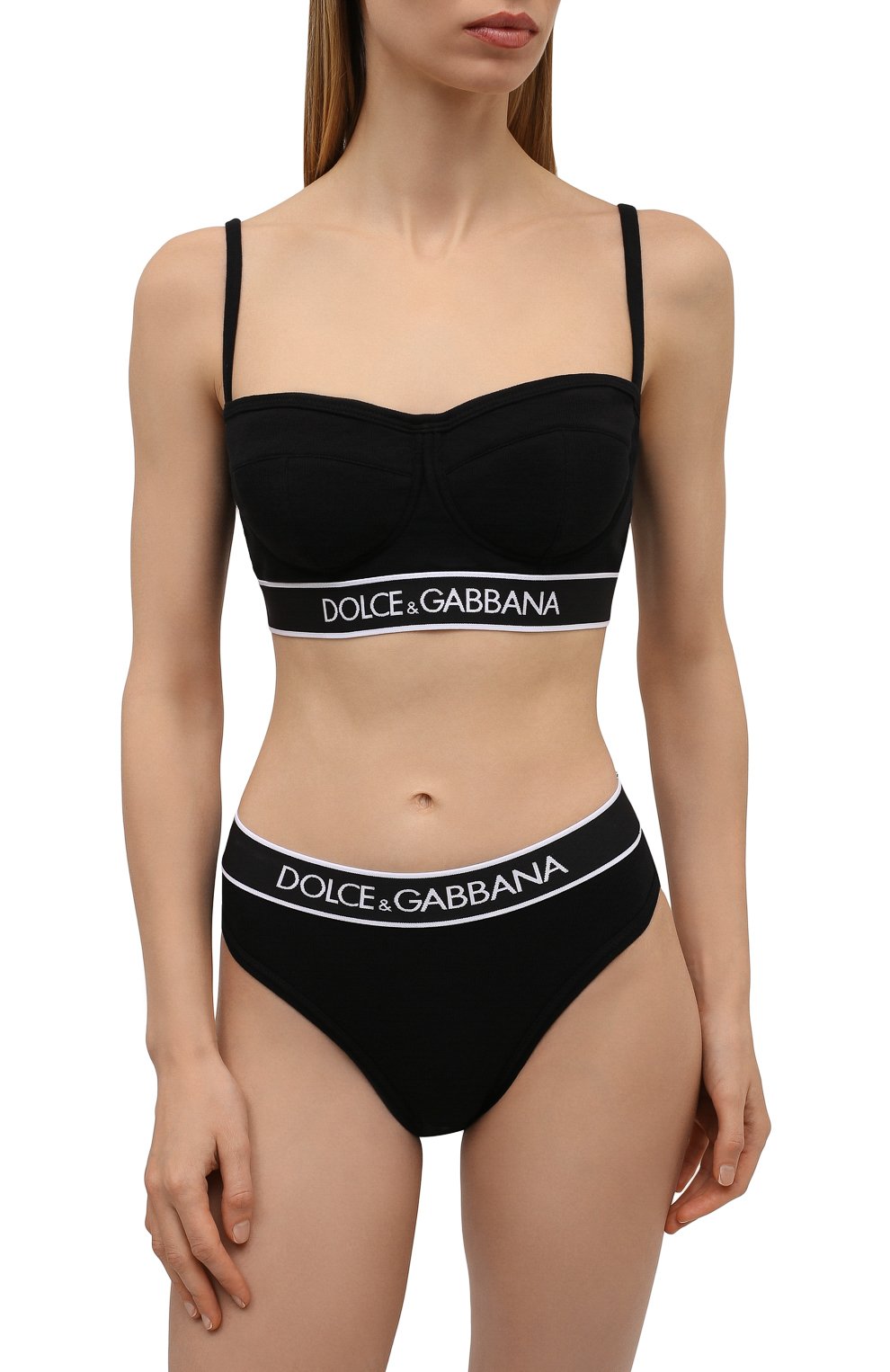 Женский бюстгальтер-балконет DOLCE & GABBANA черного цвета по цене 18800 руб., арт. 01B35T/FUGF5 | Фото 2 Женский бюстгальтер-балконет DOLCE & GABBANA черного цвета, арт. 01B35T/FUGF5 | Фото 2 (Материал внешний: Хлопок)