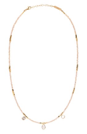 Женское колье HANKA_IN золотого цвета по цене 32600 руб., арт. REB3-CH-ZIRGR-P0L | Фото 1 Женское колье HANKA_IN золотого цвета, арт. REB3-CH-ZIRGR-P0L | Фото 1 (Материал: Металл)