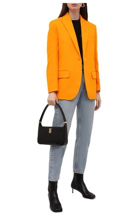 Женские джинсы OFF-WHITE голубого цвета по цене 39250 руб., арт. 0WYA031F21DEN001 | Фото 2 Женские джинсы OFF-WHITE голубого цвета, арт. 0WYA031F21DEN001 | Фото 2 (Материал внешний: Хлопок; Длина (брюки, джинсы): Стандартные; Стили: Кэжуэл; Кросс-КТ: Деним; Силуэт Ж (брюки и джинсы): Прямые)