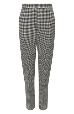 Женские брюки SAINT LAURENT черно-белого цвета по цене 75850 руб., арт. 627260/Y3D13 | Фото 1 Женские брюки SAINT LAURENT черно-белого цвета, арт. 627260/Y3D13 | Фото 1 (Материал внешний: Шерсть; Длина (брюки, джинсы): Стандартные; Стили: Кэжуэл; Силуэт Ж (брюки и джинсы): Прямые)