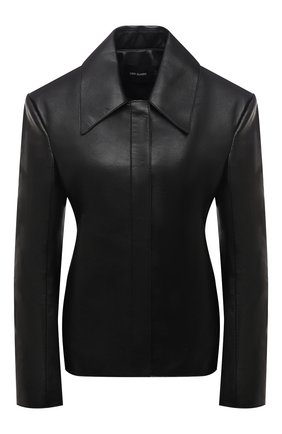 Женский жакет из экокожи LOW CLASSIC черного цвета по цене 69050 руб., арт. L0W21FW_JK02BK | Фото 1 Женский жакет из экокожи LOW CLASSIC черного цвета, арт. L0W21FW_JK02BK | Фото 1 (Рукава: Длинные; Длина (для топов): Стандартные; Материал внешний: Синтетический материал, Экокожа; Материал подклада: Вискоза; Стили: Гламурный; Случай: Повседневный; 1-2-бортные: Однобортные; Женское Кросс-КТ: Жакет-одежда)