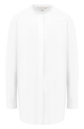 Женская хлопковая рубашка LOW CLASSIC белого цвета по цене 21550 руб., арт. L0W21FW_SH02WH | Фото 1 Женская хлопковая рубашка LOW CLASSIC белого цвета, арт. L0W21FW_SH02WH | Фото 1 (Рукава: Длинные; Материал внешний: Хлопок; Длина (для топов): Удлиненные; Стили: Классический; Принт: Без принта; Женское Кросс-КТ: Рубашка-одежда)