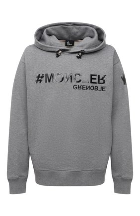 Мужской хлопковое худи MONCLER GRENOBLE серого цвета по цене 42500 руб., арт. G2-097-8G000-08-80451 | Фото 1 Мужской хлопковое худи MONCLER GRENOBLE серого цвета, арт. G2-097-8G000-08-80451 | Фото 1 (Материал внешний: Хлопок; Длина (для топов): Стандартные; Рукава: Длинные; Мужское Кросс-КТ: Худи-одежда; Принт: С принтом; Стили: Спорт-шик)