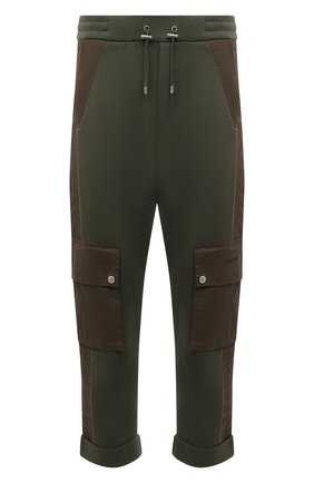 Мужские хлопковые брюки-карго BALMAIN хаки цвета по цене 121000 руб., арт. WH00B071/M017 | Фото 1 Мужские хлопковые брюки-карго BALMAIN хаки цвета, арт. WH00B071/M017 | Фото 1 (Длина (брюки, джинсы): Укороченные; Материал внешний: Хлопок; Силуэт М (брюки): Карго; Случай: Повседневный; Стили: Милитари)