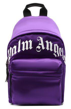 Мужской текстильный рюкзак PALM ANGELS фиолетового цвета по цене 51750 руб., арт. PMNB012F21LEA0013701 | Фото 1 Мужской текстильный рюкзак PALM ANGELS фиолетового цвета, арт. PMNB012F21LEA0013701 | Фото 1 (Материал: Текстиль; Размер: large)