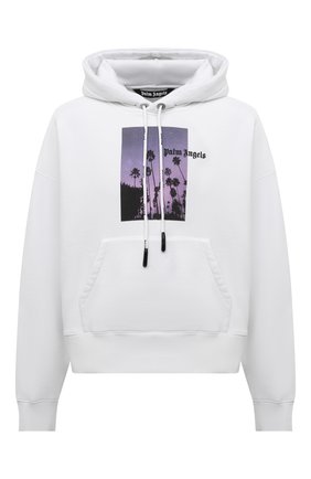 Мужской хлопковое худи PALM ANGELS белого цвета по цене 47200 руб., арт. PMBB058F21JER0010110 | Фото 1 Мужской хлопковое худи PALM ANGELS белого цвета, арт. PMBB058F21JER0010110 | Фото 1 (Длина (для топов): Стандартные; Рукава: Длинные; Материал внешний: Хлопок; Мужское Кросс-КТ: Худи-одежда; Принт: С принтом; Стили: Спорт-шик)