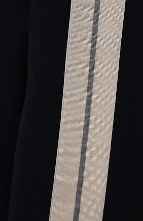 Мужской пальто PALM ANGELS темно-синего цвета, арт. PMEA180F21FAB0011045 | Фото 5 (Материал внешний: Шерсть; Рукава: Длинные; Случай: Повседневный; Длина (верхняя одежда): До колена; Стили: Спорт-шик; Материал подклада: Вискоза; Мужское Кросс-КТ: пальто-верхняя одежда)