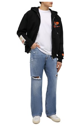 Мужской хлопковая толстовка HERON PRESTON черного цвета по цене 44150 руб., арт. HMBE007F21JER0021040 | Фото 2 Мужской хлопковая толстовка HERON PRESTON черного цвета, арт. HMBE007F21JER0021040 | Фото 2 (Рукава: Длинные; Длина (для топов): Стандартные; Материал внешний: Хлопок; Мужское Кросс-КТ: Толстовка-одежда; Стили: Спорт-шик)