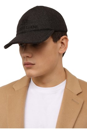Мужской шерстяная бейсболка CORNELIANI коричневого цвета по цене 20650 руб., арт. 880332-1829207/00 | Фото 2 Мужской шерстяная бейсболка CORNELIANI коричневого цвета, арт. 880332-1829207/00 | Фото 2 (Материал: Шерсть)