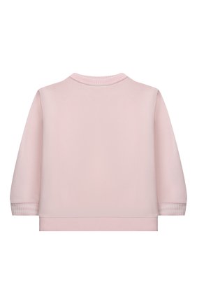 Детский хлопковый свитшот FENDI розового цвета по цене 13300 руб., арт. BUH024/95N/12M-24M | Фото 2 Детский хлопковый свитшот FENDI розового цвета, арт. BUH024/95N/12M-24M | Фото 2 (Рукава: Длинные; Материал внешний: Хлопок)