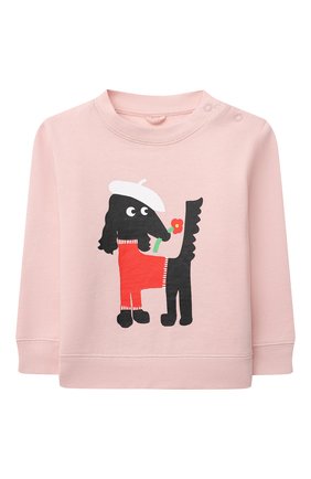 Детский хлопковый свитшот STELLA MCCARTNEY светло-розового цвета по цене 3830 руб., арт. 602594/SRJ62 | Фото 1 Детский хлопковый свитшот STELLA MCCARTNEY светло-розового цвета, арт. 602594/SRJ62 | Фото 1 (Материал внешний: Хлопок; Рукава: Длинные)
