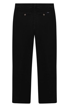 Детские хлопковые брюки POLO RALPH LAUREN черного цвета по цене 8615 руб., арт. 323851594 | Фото 2 Детские хлопковые брюки POLO RALPH LAUREN черного цвета, арт. 323851594 | Фото 2 (Материал внешний: Хлопок)