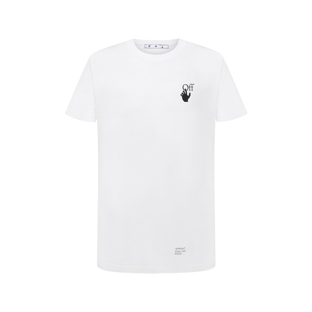 фото Хлопковая футболка off-white