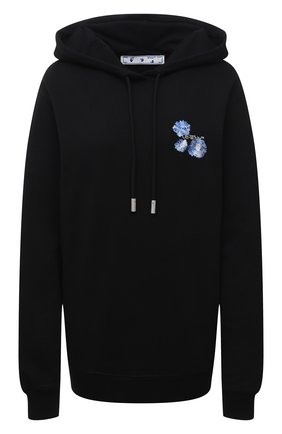 Женский хлопковое худи OFF-WHITE черного цвета по цене 52600 руб., арт. 0WBB035F21JER002 | Фото 1 Женский хлопковое худи OFF-WHITE черного цвета, арт. 0WBB035F21JER002 | Фото 1 (Материал внешний: Хлопок; Стили: Спорт-шик; Рукава: Длинные; Длина (для топов): Стандартные; Женское Кросс-КТ: Худи-одежда, Худи-спорт)
