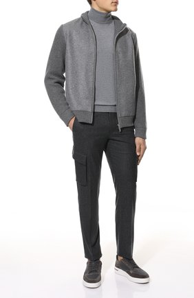 Мужской шерстяная водолазка CORNELIANI серого цвета по цене 34450 руб., арт. 88M523-1825126/00 | Фото 2 Мужской шерстяная водолазка CORNELIANI серого цвета, арт. 88M523-1825126/00 | Фото 2 (Рукава: Длинные; Длина (для топов): Стандартные; Материал внешний: Шерсть; Мужское Кросс-КТ: Водолазка-одежда; Принт: Без принта; Стили: Кэжуэл)