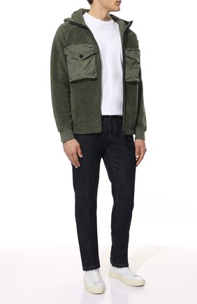 Мужской хлопковая толстовка STONE ISLAND хаки цвета по цене 52350 руб., арт. 751560134 | Фото 2 Мужской хлопковая толстовка STONE ISLAND хаки цвета, арт. 751560134 | Фото 2 (Материал внешний: Хлопок; Мужское Кросс-КТ: Толстовка-одежда; Стили: Милитари; Длина (для топов): Стандартные; Рукава: Длинные)