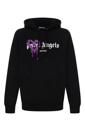 Мужской хлопковое худи PALM ANGELS черного цвета по цене 35400 руб., арт. PMBB003F21FLE0021037 | Фото 1 Мужской хлопковое худи PALM ANGELS черного цвета, арт. PMBB003F21FLE0021037 | Фото 1 (Рукава: Длинные; Материал внешний: Хлопок; Длина (для топов): Стандартные; Мужское Кросс-КТ: Худи-одежда; Принт: С принтом; Стили: Спорт-шик)