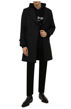 Мужской хлопковое худи PALM ANGELS черного цвета по цене 35400 руб., арт. PMBB003F21FLE0011045 | Фото 2 Мужской хлопковое худи PALM ANGELS черного цвета, арт. PMBB003F21FLE0011045 | Фото 2 (Длина (для топов): Стандартные; Рукава: Длинные; Материал внешний: Хлопок; Мужское Кросс-КТ: Худи-одежда; Принт: С принтом; Стили: Спорт-шик)