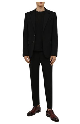 Мужские кожаные оксфорды SANTONI бордового цвета по цене 110500 руб., арт. MLWG17625DD2HRNRQ52 | Фото 2 Мужские кожаные оксфорды SANTONI бордового цвета, арт. MLWG17625DD2HRNRQ52 | Фото 2 (Материал внутренний: Натуральная кожа; Стили: Классический; Мужское Кросс-КТ: Броги-обувь)