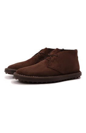 Мужские замшевые ботинки TOD’S темно-коричневого цвета по цене 47850 руб., арт. XXM06G0ES51RE0 | Фото 1 Мужские замшевые ботинки TOD’S темно-коричневого цвета, арт. XXM06G0ES51RE0 | Фото 1 (Материал утеплителя: Натуральный мех; Материал внешний: Замша, Кожа; Мужское Кросс-КТ: Дезерты-обувь, Ботинки-обувь, зимние ботинки; Подошва: Плоская)