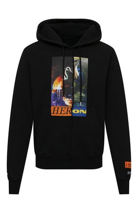 Мужской хлопковое худи HERON PRESTON черного цвета по цене 48050 руб., арт. HMBB021F21JER0011022 | Фото 1 Мужской хлопковое худи HERON PRESTON черного цвета, арт. HMBB021F21JER0011022 | Фото 1 (Длина (для топов): Стандартные; Материал внешний: Хлопок; Рукава: Длинные; Мужское Кросс-КТ: Худи-одежда; Принт: С принтом; Стили: Спорт-шик; Shop in Shop M: Толстовки)