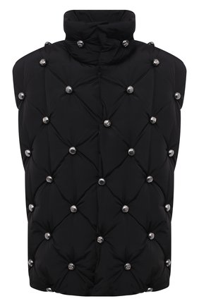Мужской пуховый жилет DOLCE & GABBANA черного цвета по цене 234000 руб., арт. G9WC3Z/HUMEB | Фото 1 Мужской пуховый жилет DOLCE & GABBANA черного цвета, арт. G9WC3Z/HUMEB | Фото 1 (Материал внешний: Синтетический материал; Материал утеплителя: Пух и перо; Материал подклада: Синтетический материал; Кросс-КТ: Куртка, Пуховик; Стили: Гламурный; Длина (верхняя одежда): Короткие)