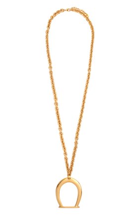 Женская кулон на цепочке SAINT LAURENT золотого цвета по цене 96650 руб., арт. 666429/Y1500 | Фото 1 Женская кулон на цепочке SAINT LAURENT золотого цвета, арт. 666429/Y1500 | Фото 1 (Материал: Металл)