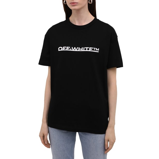 фото Хлопковая футболка off-white