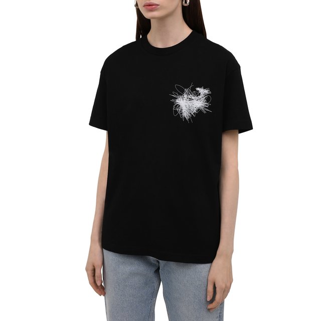 фото Хлопковая футболка off-white